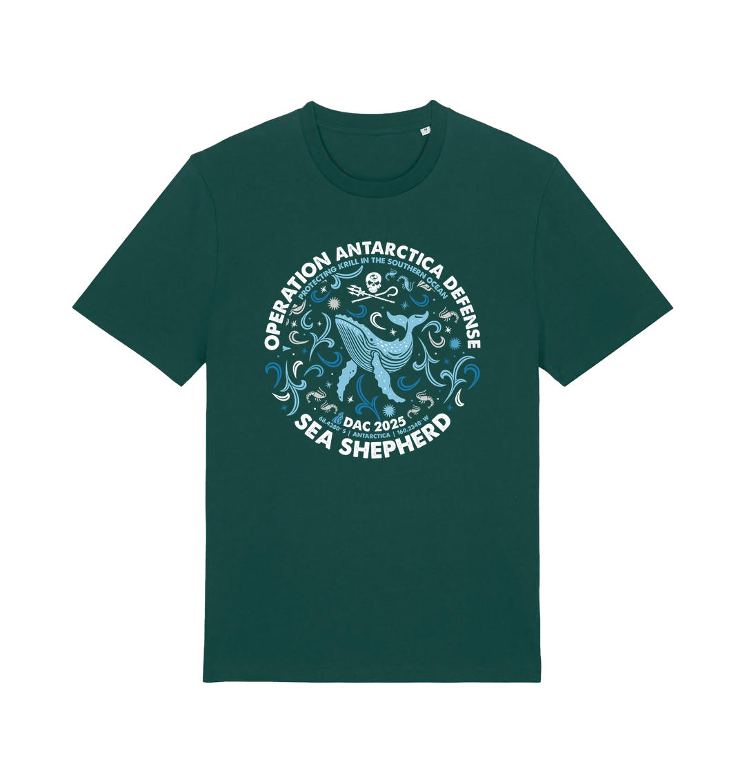 Glazed Green Printed T-shirt Front